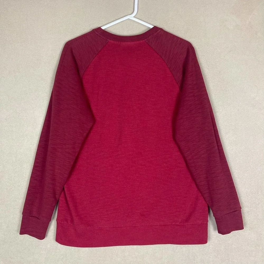 Nike Sportswear Adult Medium Red Optic‎ Crew Pullover Sweatshirt Jumper Mens